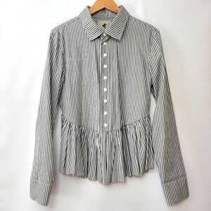 Striped Ruffles Shirt